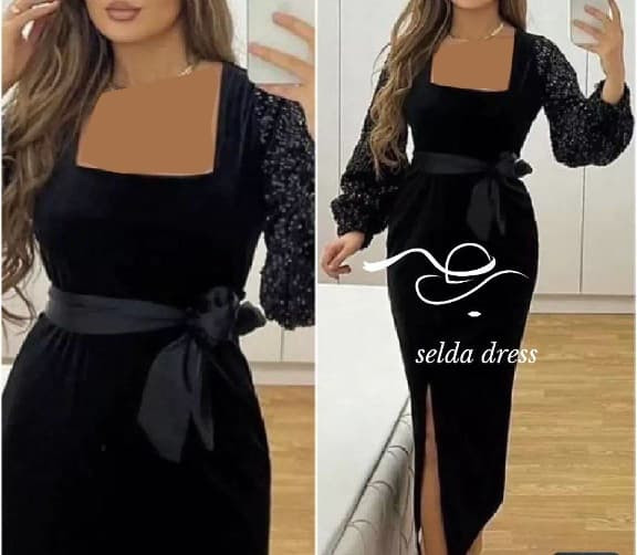 مدل لباس مجلسی ترک مخمل ۲۰۲۳