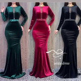 خرید لباس شب مخمل