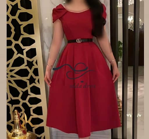 مدل لباس مجلسی کوتاه دخترانه ساده ترک