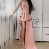 مدل لباس مجلسی یقه رومی دخترانه