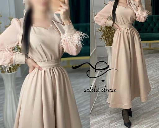 مدل لباس مجلسی بلند کرم