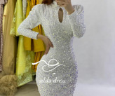 مدل پیراهن پولکی شاین دار