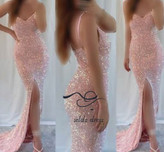 لباس مجلسی دنباله دار پولکی