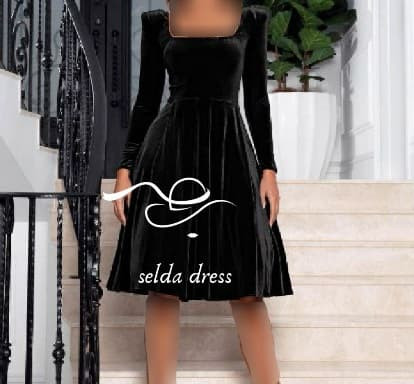 مدل جدید لباس مجلسی مخمل