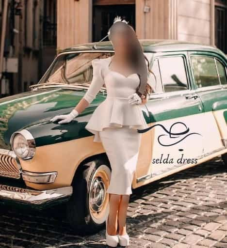 مدل کت و دامن سفید شیک