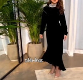 مدل لباس مجلسی بلند پوشیده