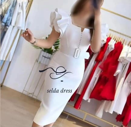 مدل پیراهن مجلسی کوتاه کرپ