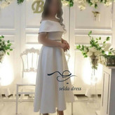 لباس مجلسی شیک زنانه و دخترانه یقه قایقی