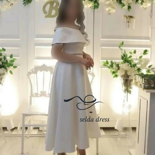 لباس مجلسی شیک زنانه و دخترانه یقه قایقی