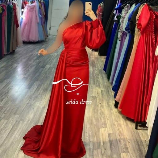 مدل لباس ماکسی مجلسی قرمز لباس حنا