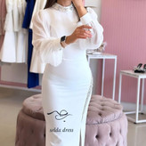 مدل لباس مجلسی سفید