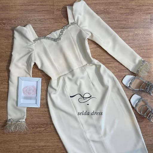 خرید پیراهن شب مینی سفید