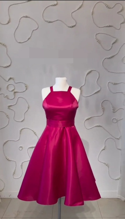 لباس مجلسی کوتاه شیک ساتن