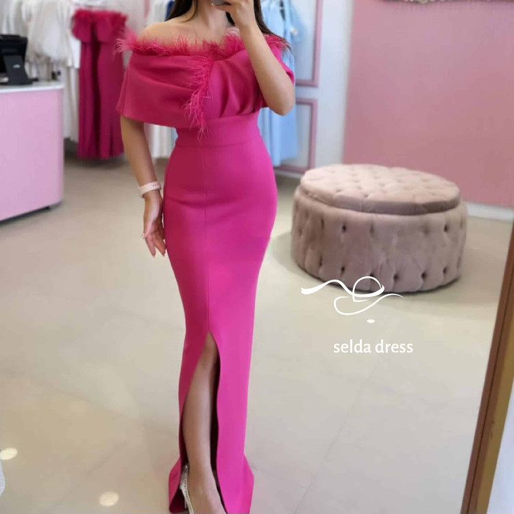 پیراهن سرخابی مجلسی