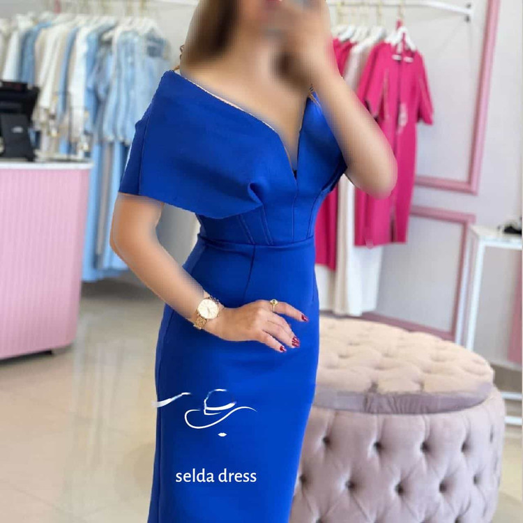 لباس مجلسی یقه باز شیک