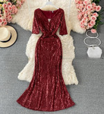 لباس مجلسی زرشکی