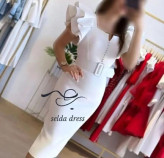 مدل پیراهن مجلسی کوتاه کرپ