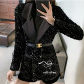 مدل کت و شلوارک پولکی جدید شیک