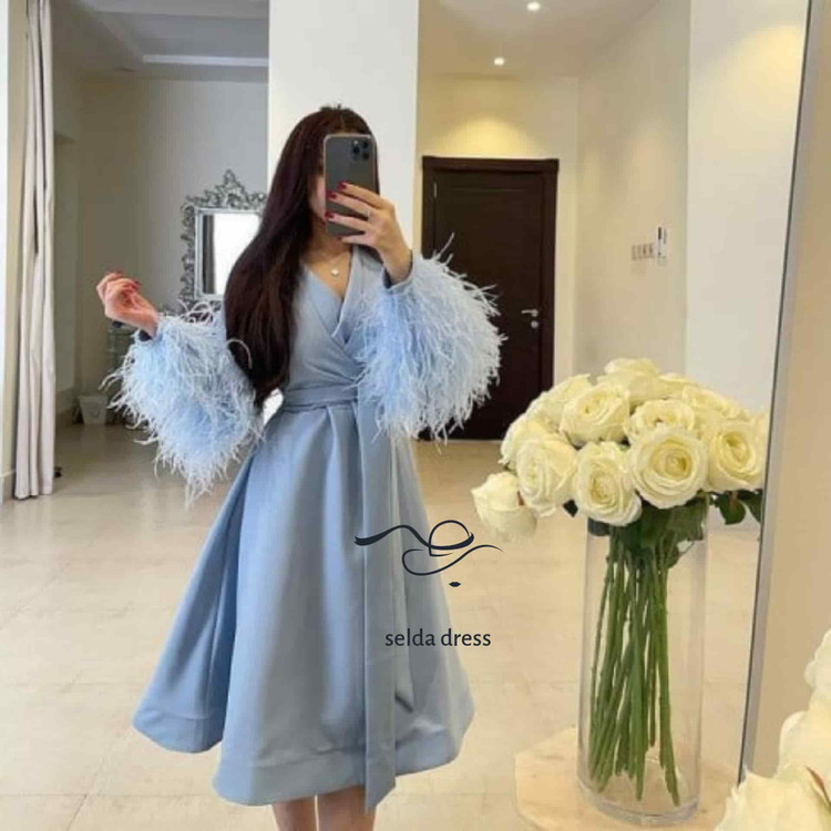 لباس مجلسی پردار شیک