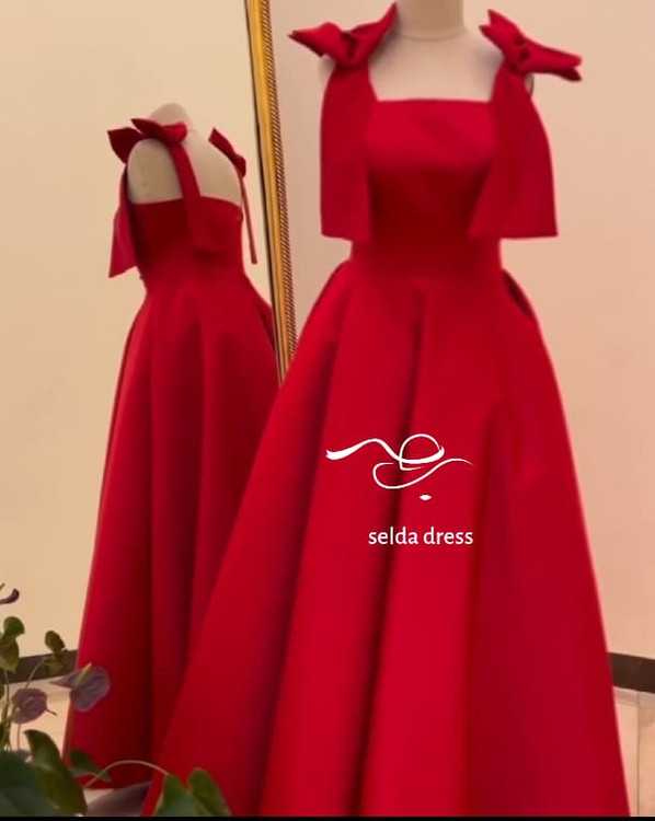 لباس شب ساتن امریکایی شیک و زیبا