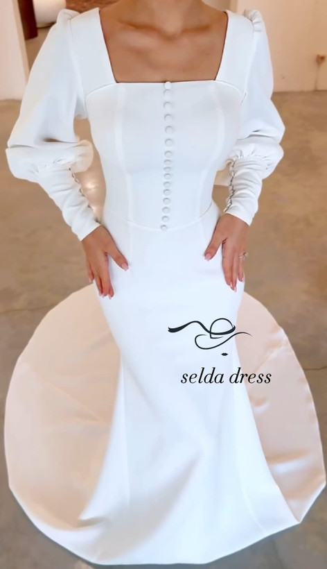 قیمت لباس شب کرپ سفید