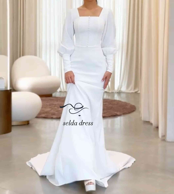 خرید پیراهن مجلسی پوشیده کرپ