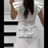 لباس مجلسی کوتاه سفید شیک