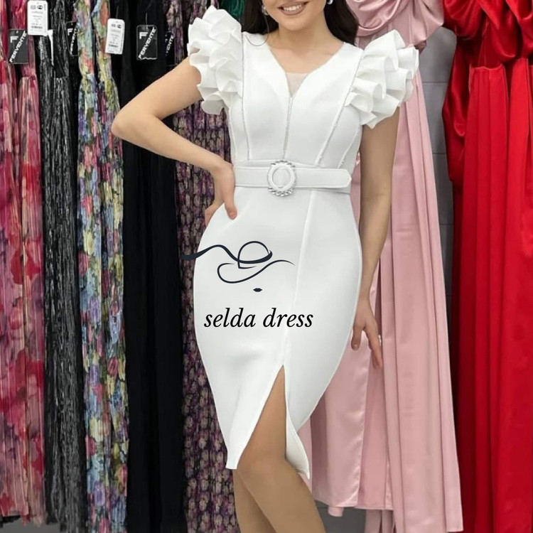 پیراهن مینی سفید