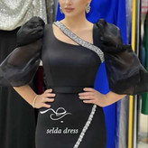 پیراهن مجلسی پوشیده زنانه