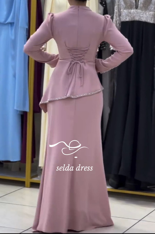 مدل جدید لباس شب بلند و ماکسی کرپ