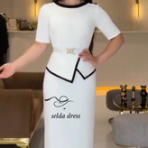 خرید پیراهن مجلسی مینی سفید