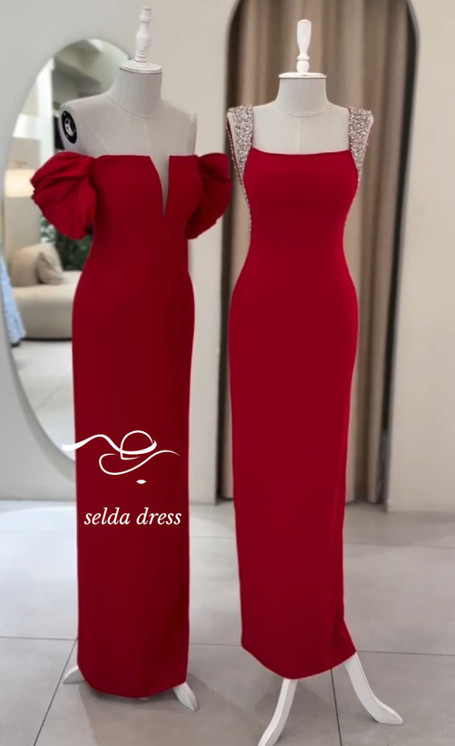 خرید لباس مجلسی نگین دار بلند