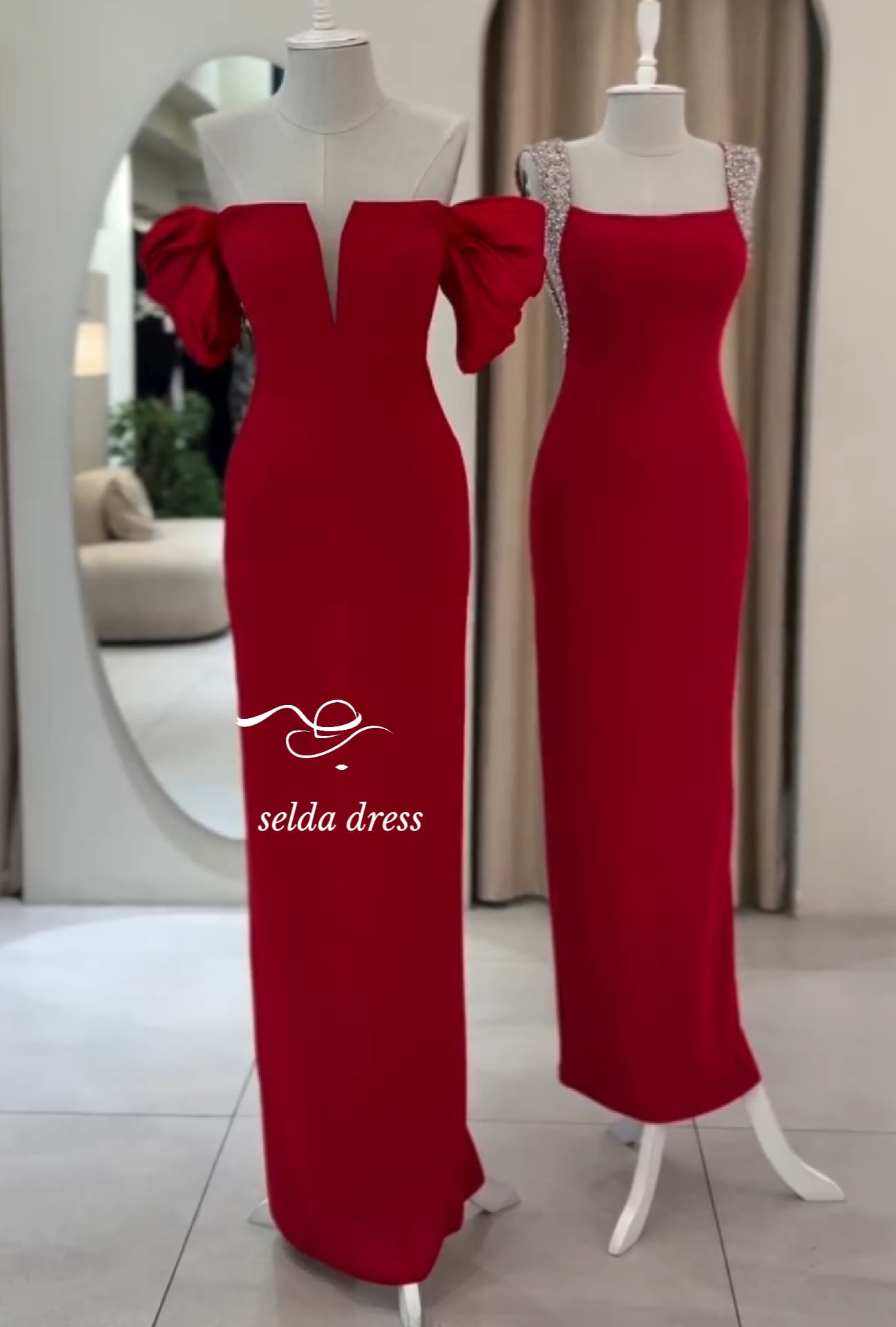 خرید لباس مجلسی نگین دار بلند