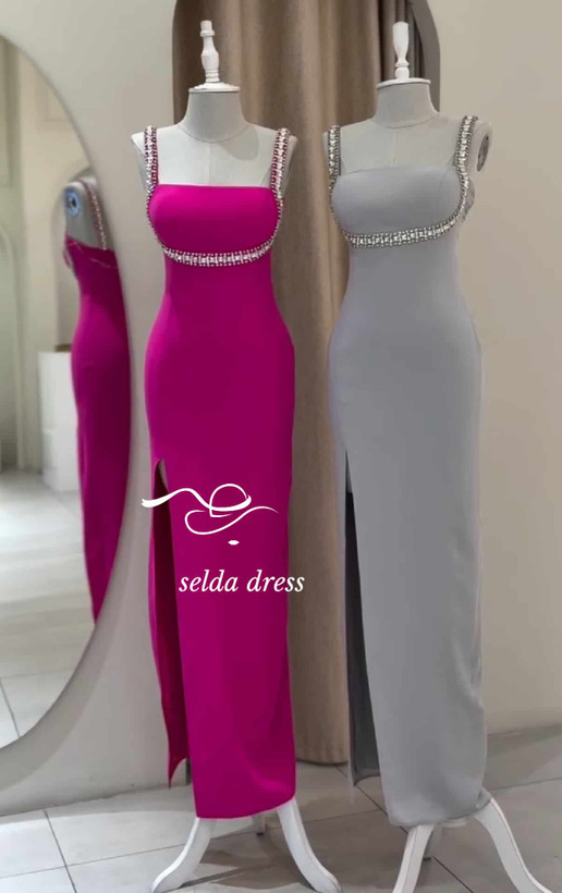 خرید لباس ماکسی مجلسی سنگ دوزی شده