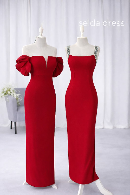 خرید لباس مجلسی نگین دار بلند