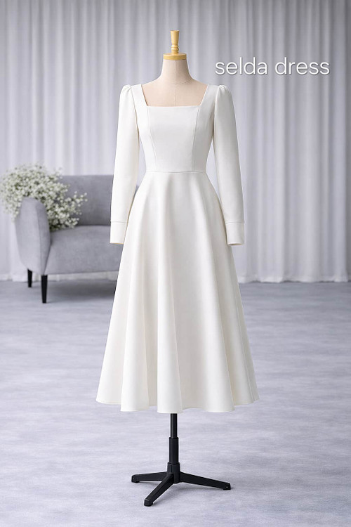 لباس مجلسی سفید کوتاه شیک